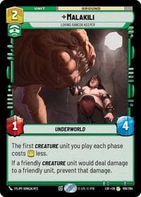 Malakili - Loving Rancor Keeper - Legends of the Force - Star Wars: Unlimited card