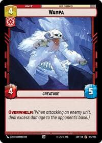 Wampa - Legends of the Force - Star Wars: Unlimited card
