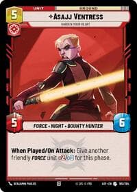 Asajj Ventress - Harden Your Heart - Legends of the Force - Star Wars: Unlimited card