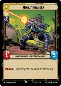 Nihil Marauder - Legends of the Force - Star Wars: Unlimited card