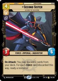 Second Sister - Seeking the Holocron - Legends of the Force - Star Wars: Unlimited card