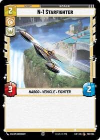 N-1 Starfighter - Legends of the Force - Star Wars: Unlimited card