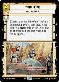 Mind Trick - Legends of the Force - Star Wars: Unlimited card