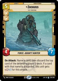 Zuckuss - The Findsman - Legends of the Force - Star Wars: Unlimited card
