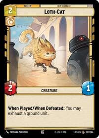 Loth-Cat - Legends of the Force - Star Wars: Unlimited card