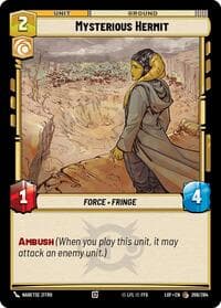 Mysterious Hermit - Legends of the Force - Star Wars: Unlimited card