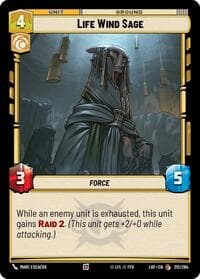 Life Wind Sage - Legends of the Force - Star Wars: Unlimited card