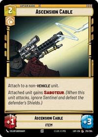 Ascension Cable - Legends of the Force - Star Wars: Unlimited card