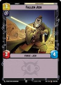 Fallen Jedi - Legends of the Force - Star Wars: Unlimited card