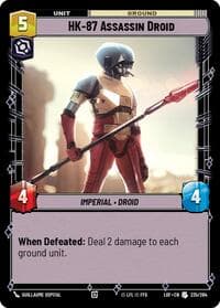 HK-87 Assassin Droid - Legends of the Force - Star Wars: Unlimited card