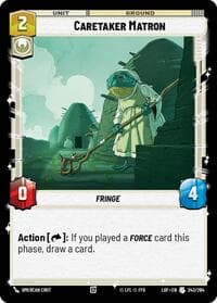 Caretaker Matron - Legends of the Force - Star Wars: Unlimited card