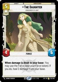 The Daughter - Embodiment of Light - Legends of the Force - Star Wars: Unlimited card