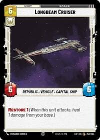Longbeam Cruiser - Legends of the Force - Star Wars: Unlimited card