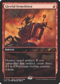 Gleeful Demolition - Game Day & Store Championship Promos - Magic: The Gathering card