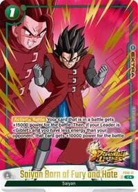 Saiyan Born of Fury and Hate (Bonus Pack Alternate Art) - Starter Deck 10: Giblet - Dragon Ball Super: Fusion World card
