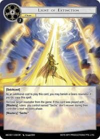 Light of Extinction - ABC Duel Decks - Force of Will card