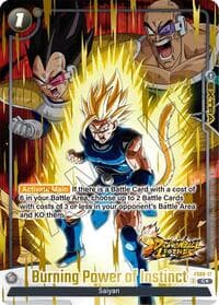 Burning Power of Instinct (Bonus Pack Alternate Art) - Starter Deck 9: Shallot - Dragon Ball Super: Fusion World card