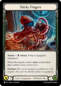 Sticky Fingers // Goldkiss Rum - High Seas - Flesh and Blood TCG card