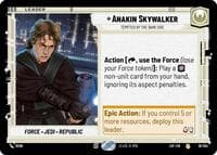 Anakin Skywalker - Tempted by the Dark Side - Legends of the Force - Star Wars: Unlimited card