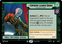 Supreme Leader Snoke - In the Seat of Power - Legends of the Force - Star Wars: Unlimited card