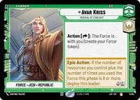 Avar Kriss - Marshal of Starlight - Legends of the Force - Star Wars: Unlimited card