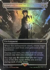 Armiger Unleashed - Forge Anew (Rainbow Foil) - Secret Lair Drop Series - Magic: The Gathering card