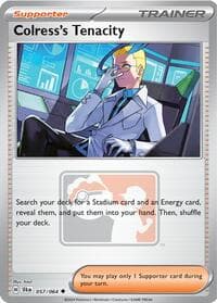 Colress's Tenacity - League & Championship Cards - Pokemon card