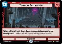 Temple of Destruction - Legends of the Force - Star Wars: Unlimited card