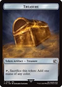 Treasure (0023) // Copy (0001) Double-Sided Token - FINAL FANTASY - Magic: The Gathering card