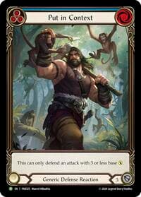 Put in Context - FAB325 - Flesh and Blood: Promo Cards - Flesh and Blood TCG card