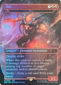 Ifrit - Fury (Rainbow Foil) - Secret Lair Drop Series - Magic: The Gathering card