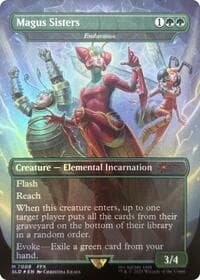 Magus Sisters - Endurance (Rainbow Foil) - Secret Lair Drop Series - Magic: The Gathering card