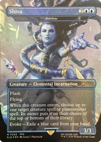 Shiva - Subtlety (Rainbow Foil) - Secret Lair Drop Series - Magic: The Gathering card