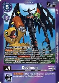 Devimon (Limited Foil) - Versus Monsters - Digimon Card Game card