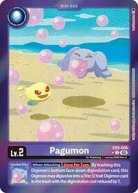 Pagumon (Limited Foil) - Versus Monsters - Digimon Card Game card