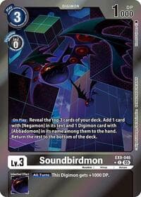 Soundbirdmon (Limited Foil) - Versus Monsters - Digimon Card Game card