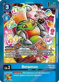 Betamon (Limited Foil) - Versus Monsters - Digimon Card Game card