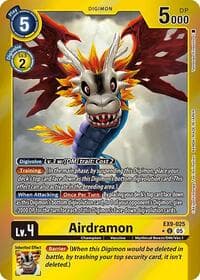 Airdramon (Limited Foil) - Versus Monsters - Digimon Card Game card