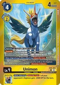 Unimon (Limited Foil) - Versus Monsters - Digimon Card Game card