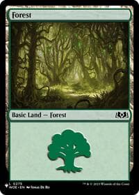 Forest (0275) (WOE) - The List Reprints - Magic: The Gathering card