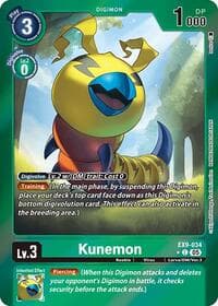 Kunemon (Limited Foil) - Versus Monsters - Digimon Card Game card