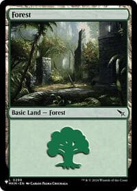Forest (MKM) - The List Reprints - Magic: The Gathering card