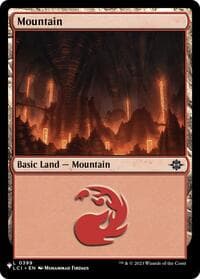 Mountain (LCI) - The List Reprints - Magic: The Gathering card
