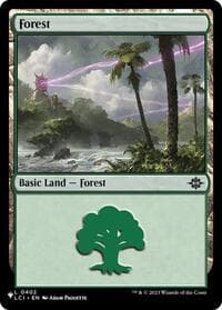 Forest (LCI) - The List Reprints - Magic: The Gathering card