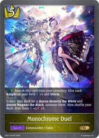 Monochrome Duel - SS01: Worlds Beyond (Swordcraft) - Shadowverse: Evolve card