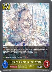 Queen Hemera the White - SS01: Worlds Beyond (Swordcraft) - Shadowverse: Evolve card