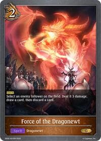 Force of the Dragonewt - SS02: Worlds Beyond (Dragoncraft) - Shadowverse: Evolve card