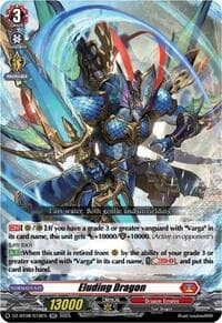 Eluding Dragon - DZ-BT08: Knights 0f Rebirth - Cardfight Vanguard card