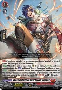 Mass Bullets of Dust Storm, Ivrines - DZ-BT08: Knights 0f Rebirth - Cardfight Vanguard card