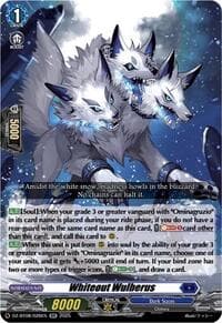 Whiteout Wulberus - DZ-BT08: Knights 0f Rebirth - Cardfight Vanguard card